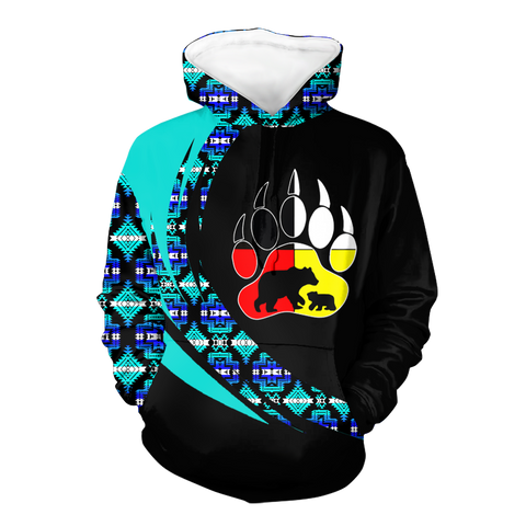 Powwow StoreHD0011249 Pattern Native Pride 3D Hoodie