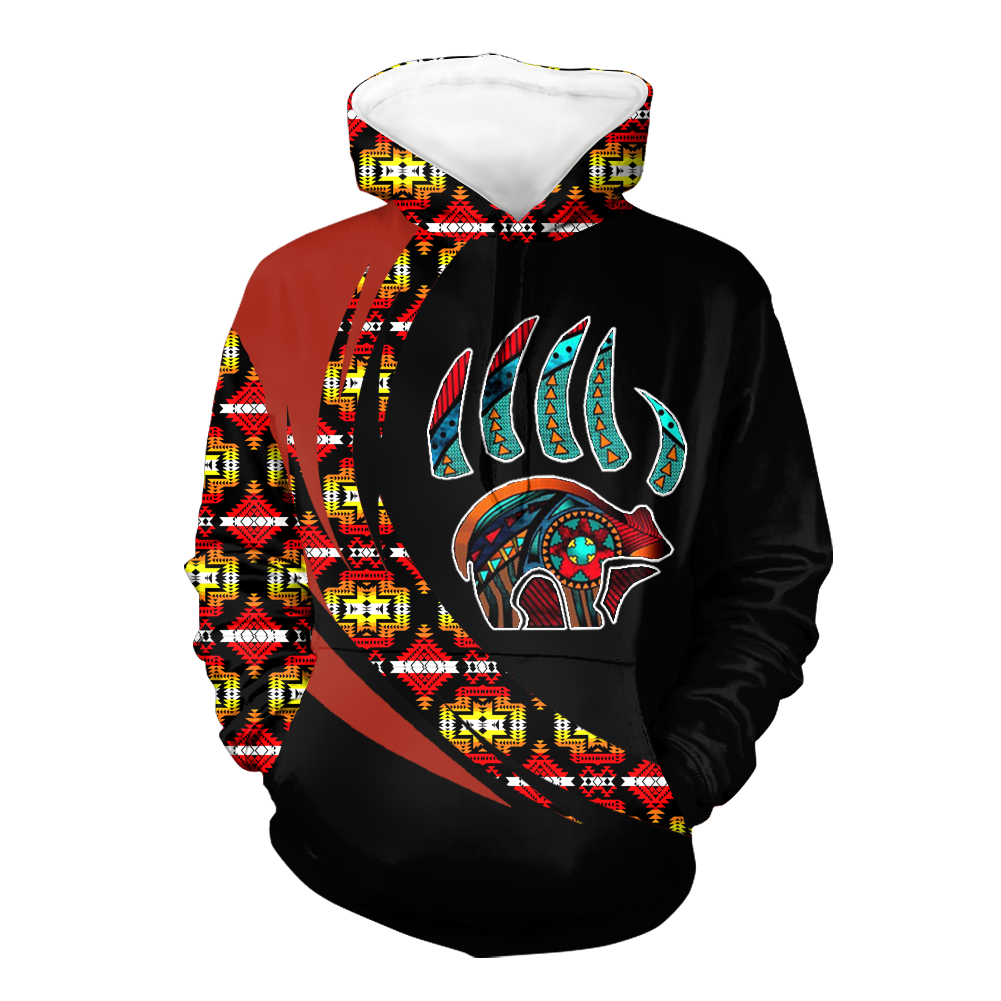 Powwow StoreHD0011254 Pattern Native Pride 3D Hoodie