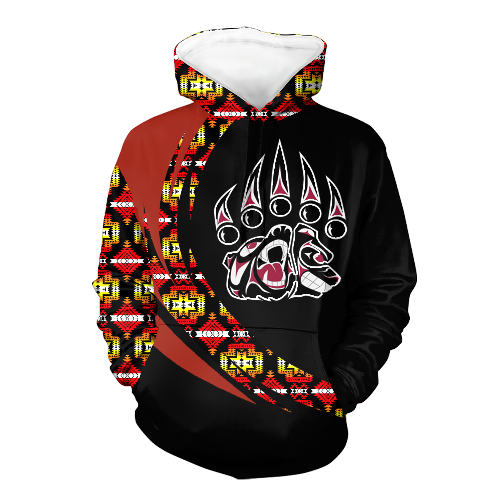 Powwow StoreHD0011257 Pattern Native Pride 3D Hoodie