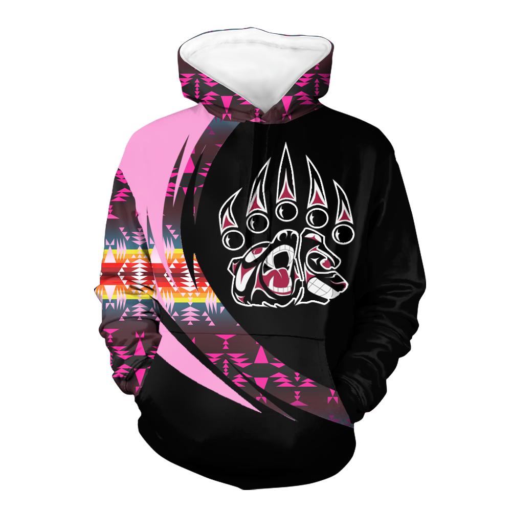 Powwow StoreHD0011256 Pattern Native Pride 3D Hoodie