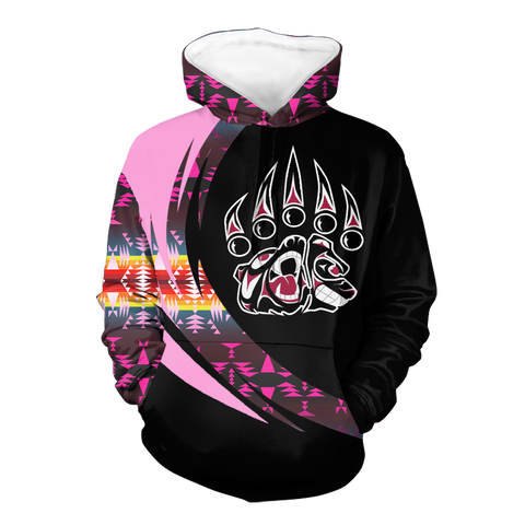 Powwow StoreHD0011256 Pattern Native Pride 3D Hoodie