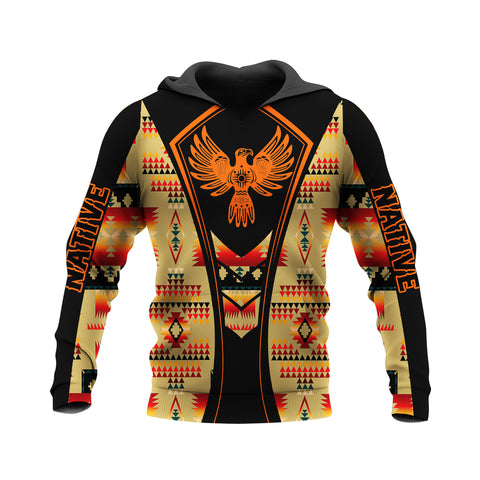 HD250113M03 Fire Thunderbird Native American Pride 3D Hoodie