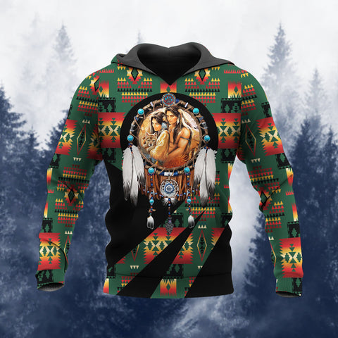 HD260114M15 Dreamcatcher Native American Pride 3D Hoodie