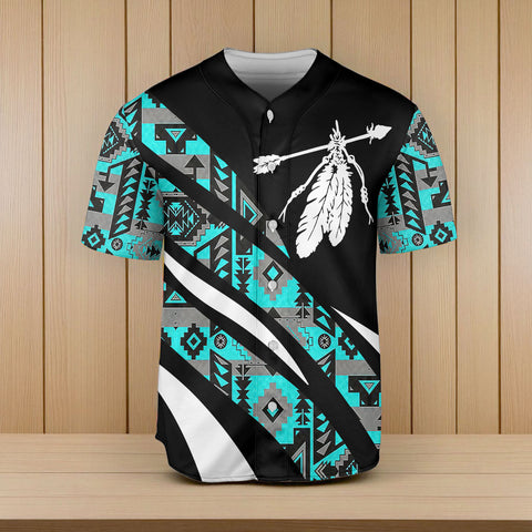 HD250121M02 Native American Baseball Jersey