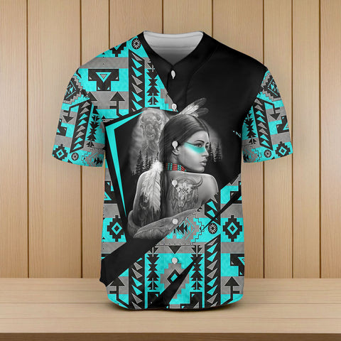 HD250204M03 Native American Baseball Jersey