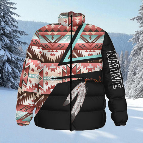 HD250206M02 Native American Unisex Stand Collar Slim Down Jacket