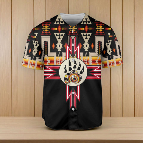HD250522M09 Native American Baseball Jersey