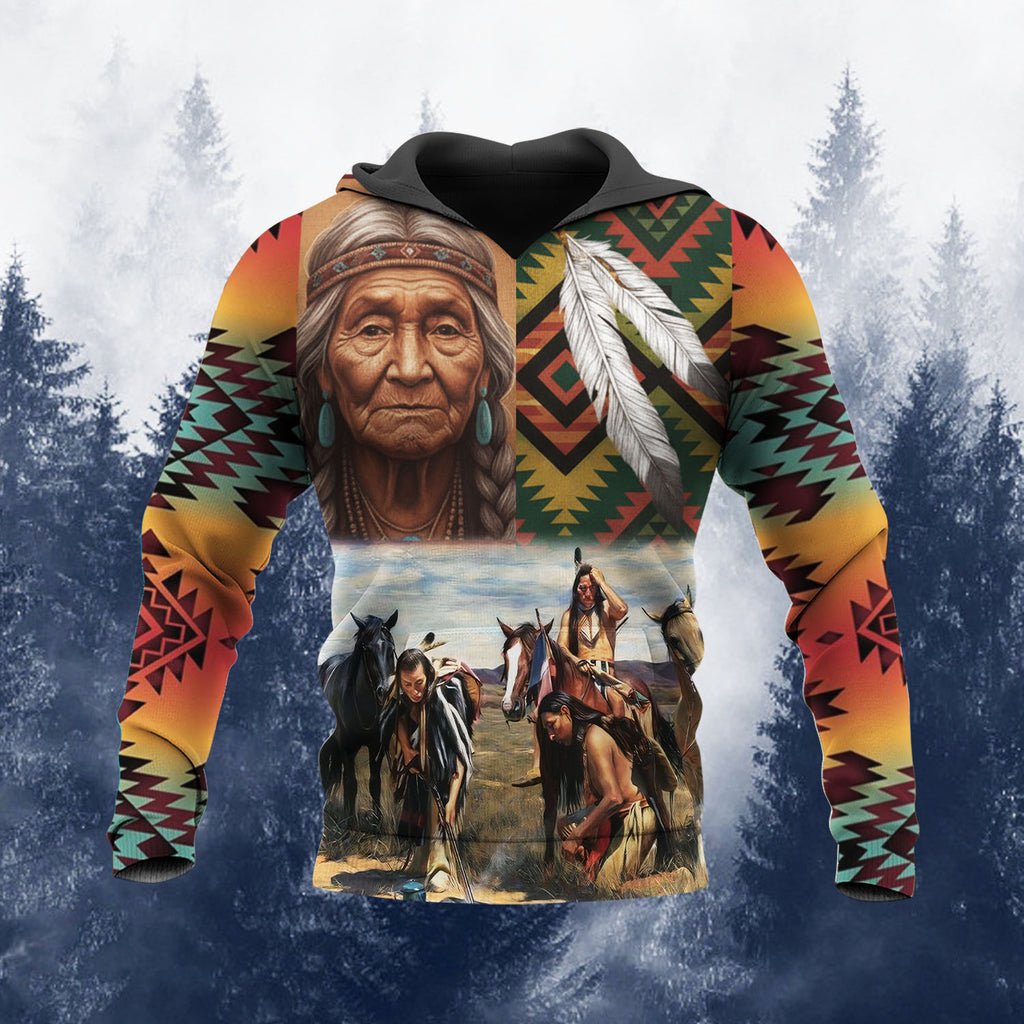 HD251028M07 Native Proud Native American 3D Hoodie
