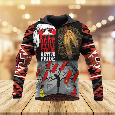 HD251030M12 Chief Native American 3D Hoodie