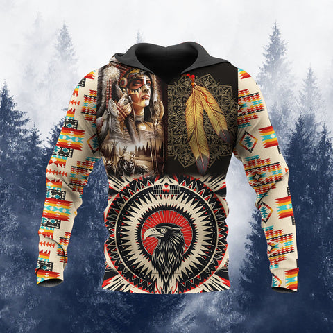 HD251030M13 Chief Native American 3D Hoodie