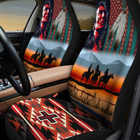 HD251101M13 Chiefs Native American Car seat cover