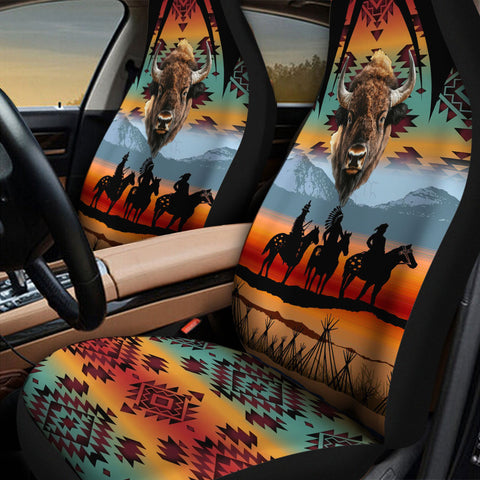 HD251103M08 Chiefs Native American Car seat cover