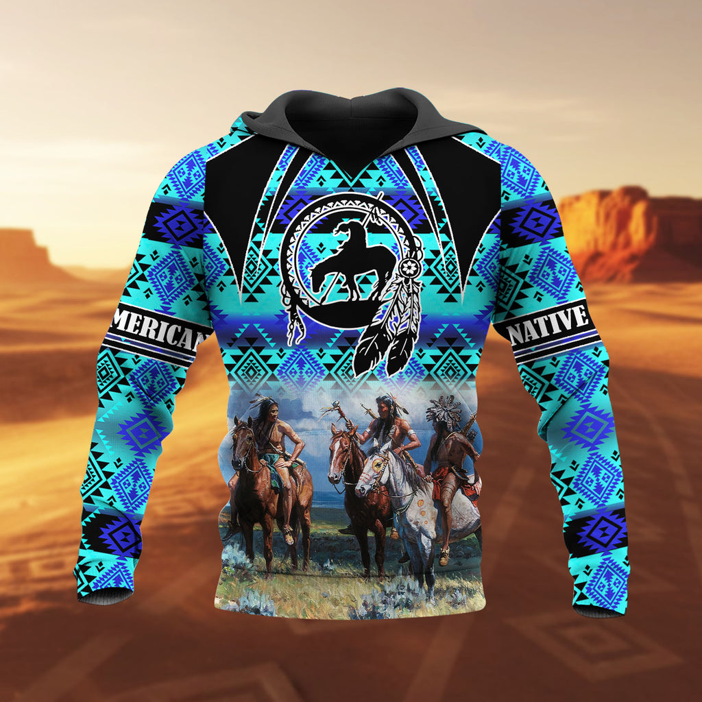 HD251103M16 Trail of Tears Native American 3D Hoodie