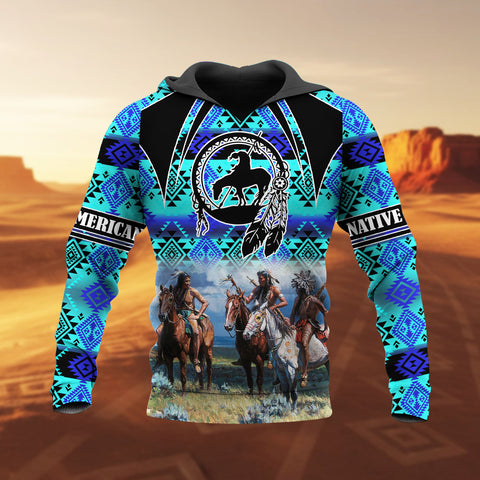 HD251103M16 Trail of Tears Native American 3D Hoodie