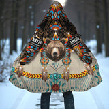 HD251104M09 Bear Native American Cloak
