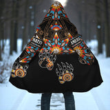 HD251104M17 Bear Claws Native American Cloak