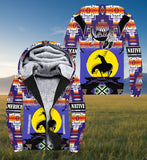 HD251105M16 Trail of Tears Native American 3D Fleece Hoodie