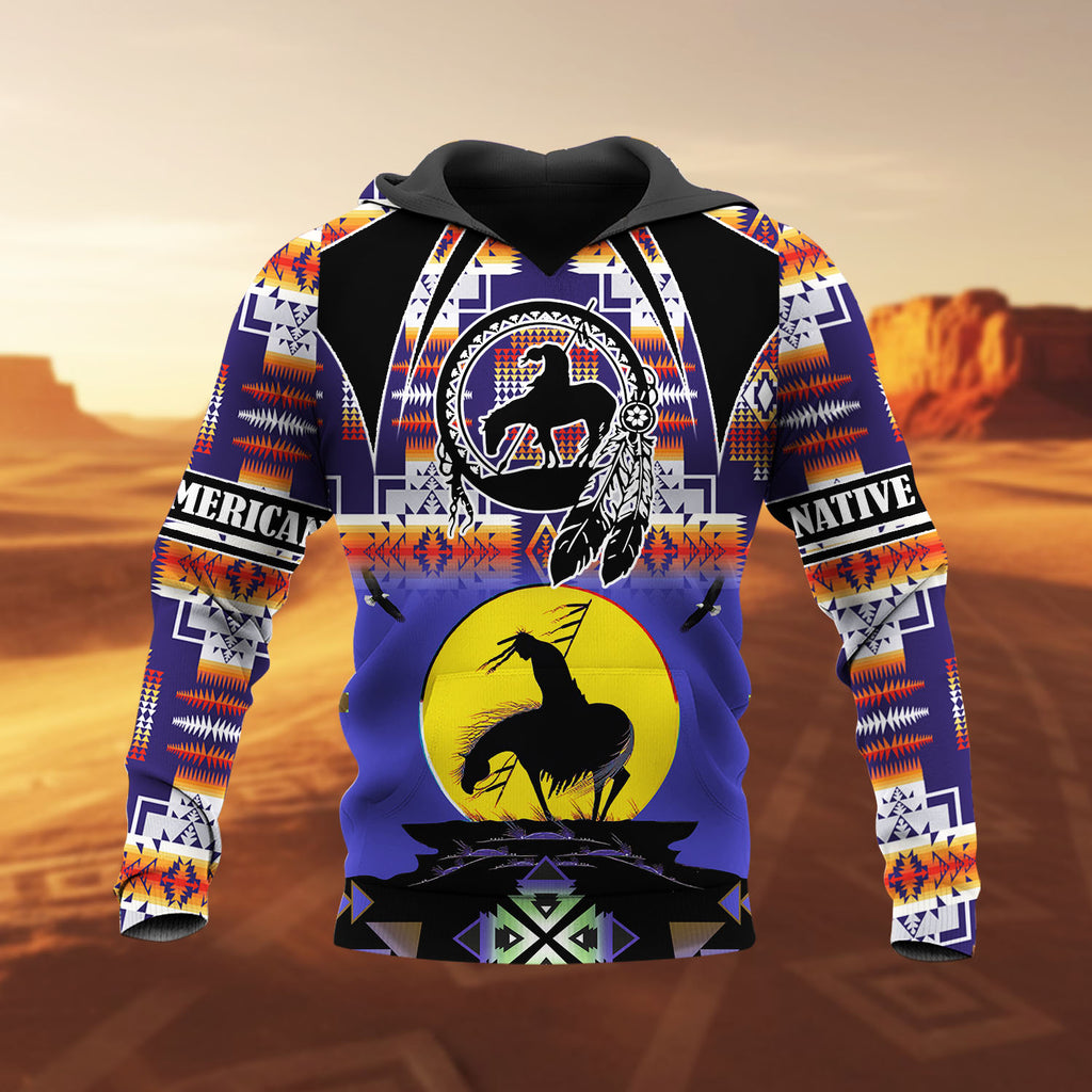 HD251105M16 Trail of Tears Native American 3D Hoodie
