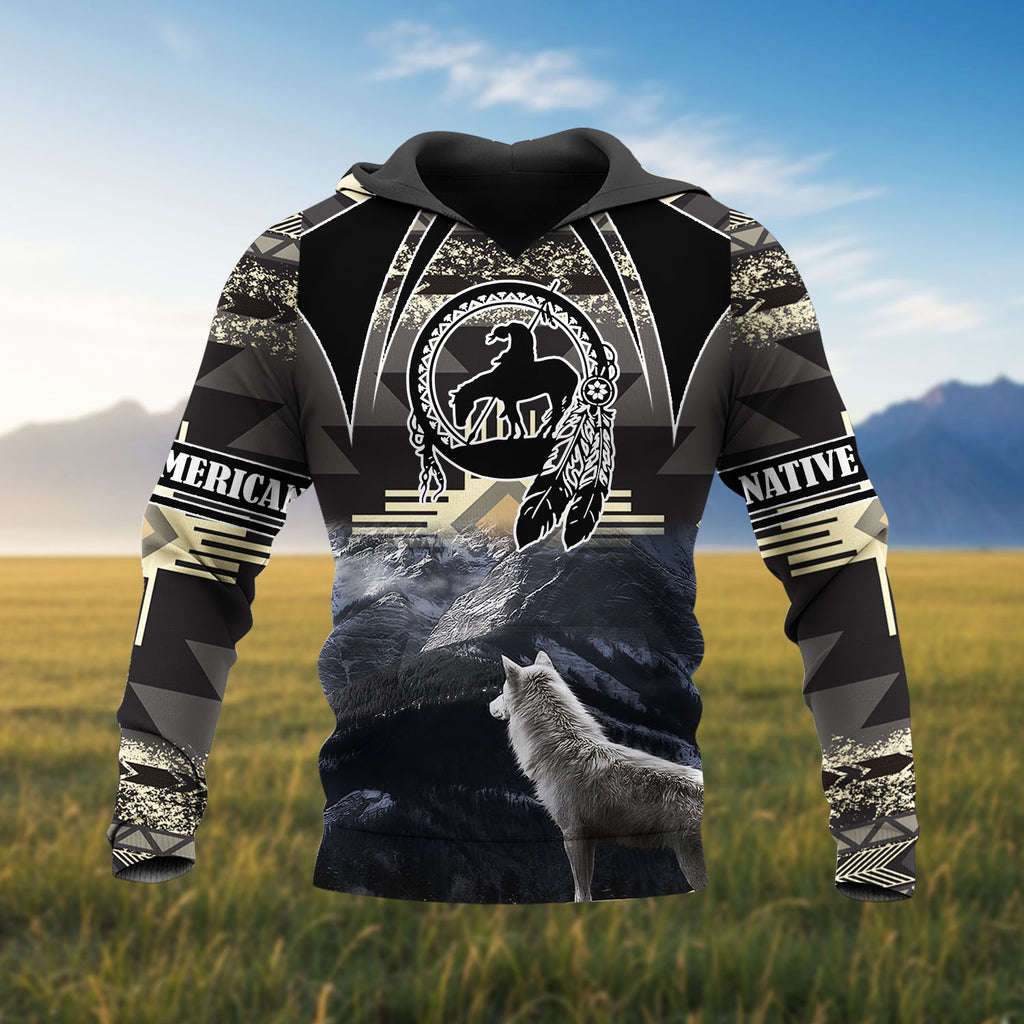 HD251105M19 Trail of Tears Native American 3D Hoodie