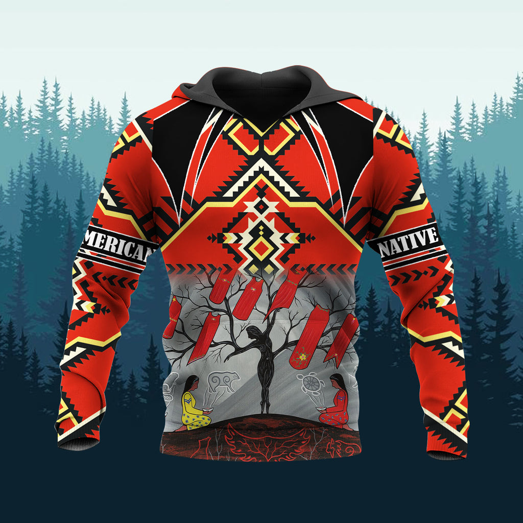 HD251106M02 Chief Native American 3D Hoodie