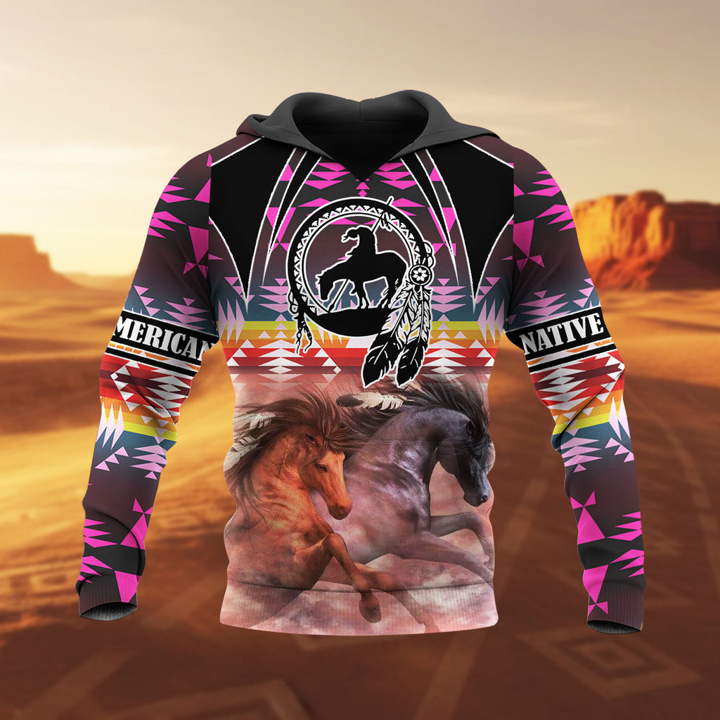 HD251106M09 Trail of Tears Native American 3D Hoodie