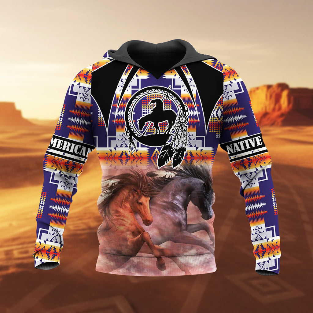 HD251106M10 Trail of Tears Native American 3D Hoodie