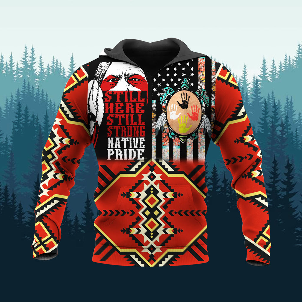 HD251111M02 Chief Native American 3D Hoodie