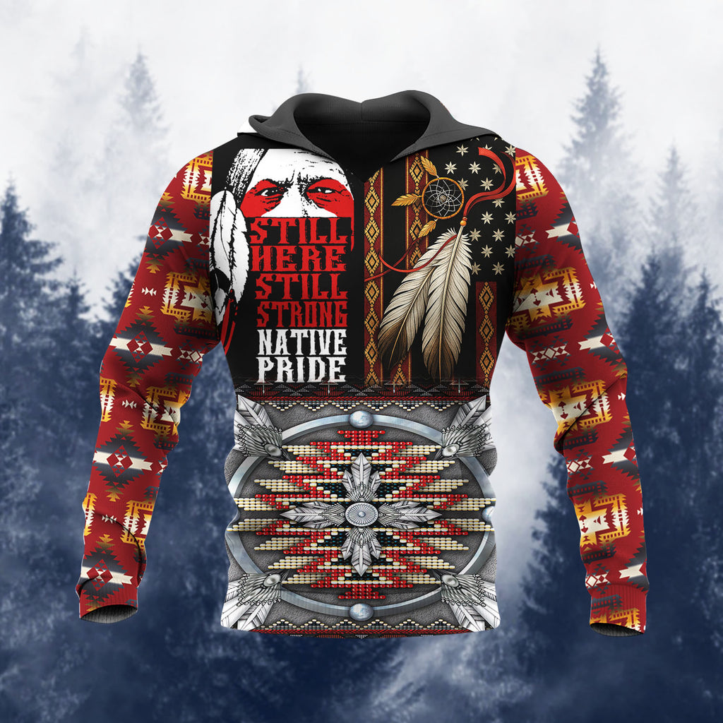 HD251113M04 Chief Native American 3D Hoodie