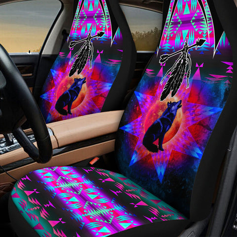 HD251114M08 Feather Native American Car Seat Cover