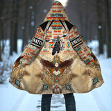 HD251114M10 Falcon Feather Native American Cloak