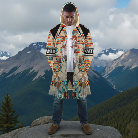 HD251114M11 Feather Native American Cloak