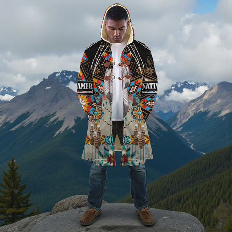 HD251117M01 Feather Native American Cloak