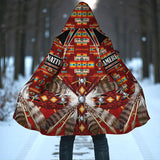 HD251117M03 Feather Native American Cloak