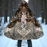 HD251117M07 Feather Native American Cloak