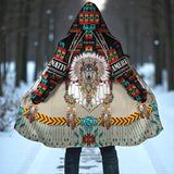 HD251117M11 Wolf Chief Native American Cloak