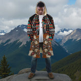 HD251117M12 Feather Native American Cloak