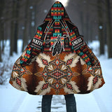 HD251117M12 Feather Native American Cloak