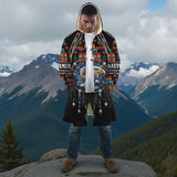 HD251117M13 Dreamcatcher Eagle Native American Cloak