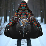 HD251117M13 Dreamcatcher Eagle Native American Cloak