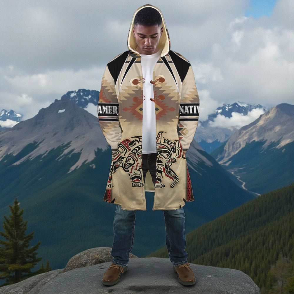 HD251117M16 Bear Native American Cloak