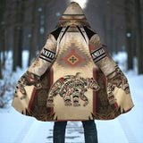 HD251117M16 Bear Native American Cloak