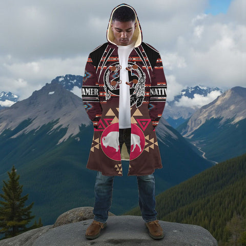 HD251117M19 Bison Native American Cloak