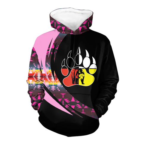 Powwow StoreHD0011260 Pattern Native Pride 3D Hoodie