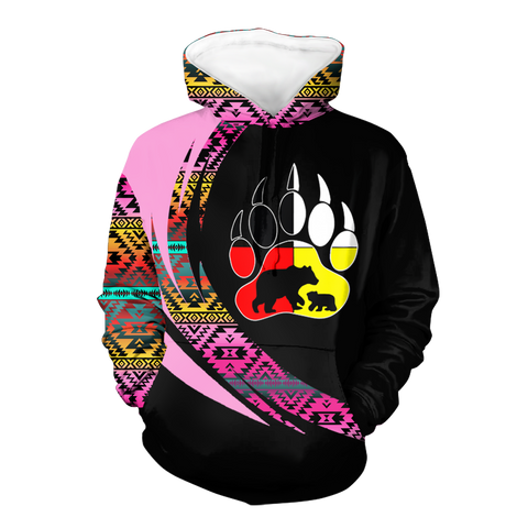 Powwow StoreHD0011262 Pattern Native Pride 3D Hoodie