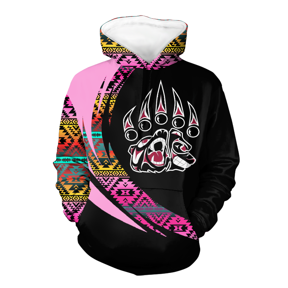 Powwow StoreHD0011264 Pattern Native Pride 3D Hoodie