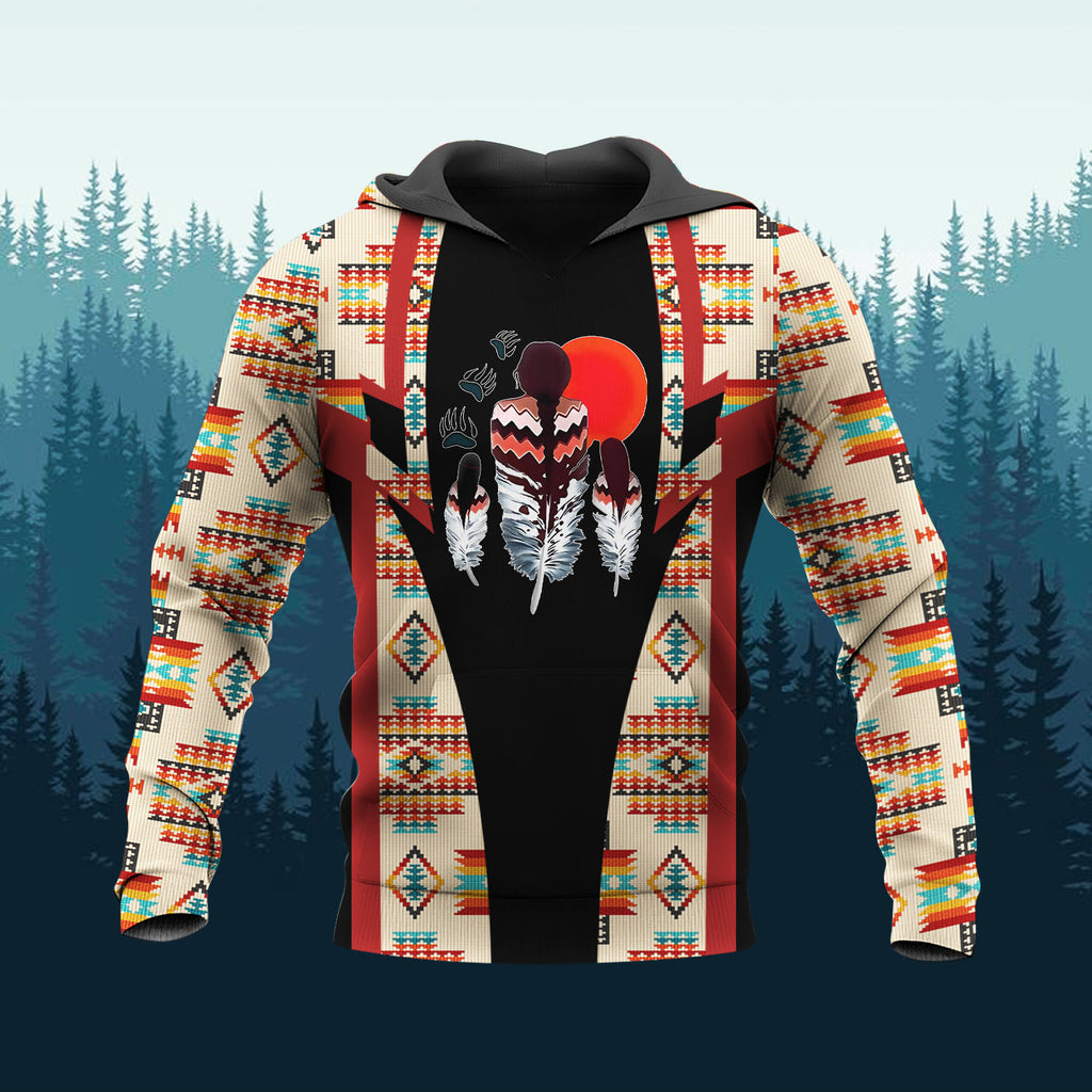 HD260107M05 Mama Native American Pride 3D Hoodie