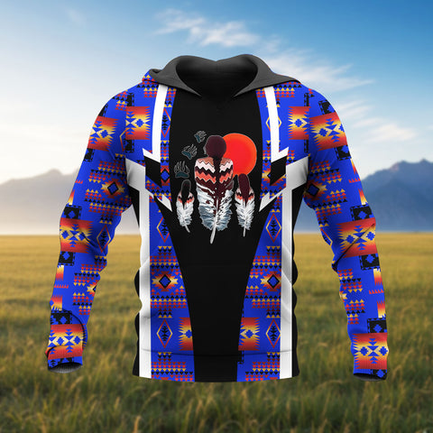 HD260108M05 Mama Native American Pride 3D Hoodie