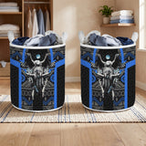 HD260108M14 Chief Native American Quilted Laundry Basket