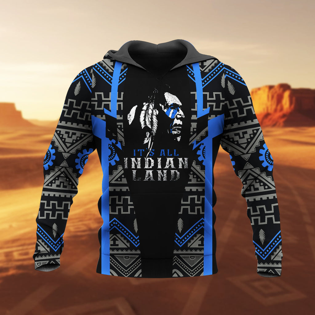 HD260108M18 Chief Native American Pride 3D Hoodie