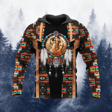 HD260109M16 Dreamcatcher Native American Pride 3D Hoodie